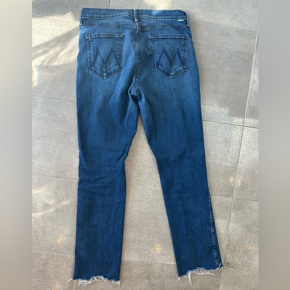 Mother High Waisted Rascal Sneak Fray 32 - Picture 2 of 6